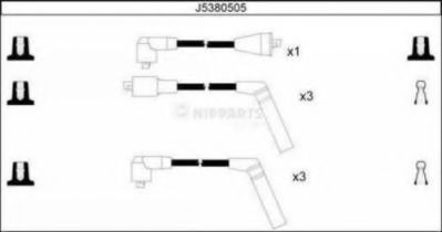 J5380505 NIPPARTS Ignition Cable Kit