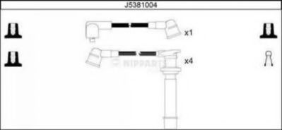 J5381004 NIPPARTS Ignition System Ignition Cable Kit
