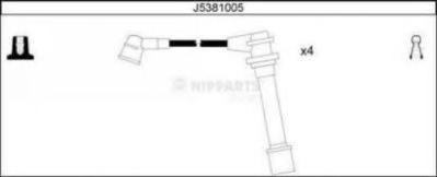 J5381005 NIPPARTS Система зажигания Комплект проводов зажигания