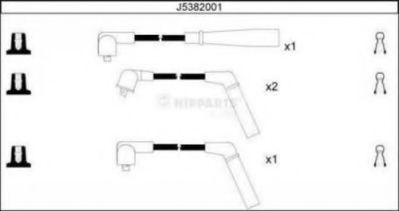 J5382001 NIPPARTS Ignition Cable Kit