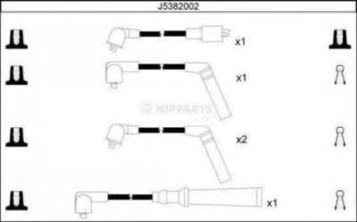 J5382002 NIPPARTS Ignition Cable Kit