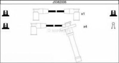 J5382006 NIPPARTS Ignition Cable Kit