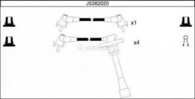 J5382020 NIPPARTS Ignition Cable Kit