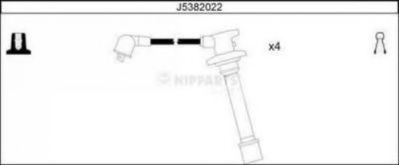 J5382022 NIPPARTS Комплект проводов зажигания