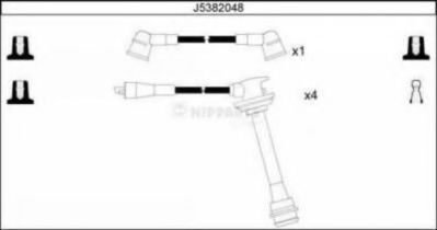 J5382048 NIPPARTS Ignition Cable Kit