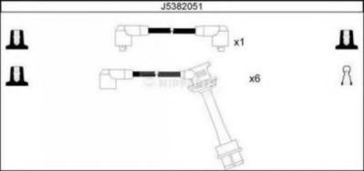J5382051 NIPPARTS Ignition Cable Kit