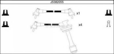 J5382055 NIPPARTS Ignition Cable Kit