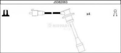 J5382063 NIPPARTS Ignition System Ignition Cable Kit