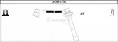 J5383025 NIPPARTS Система зажигания Комплект проводов зажигания