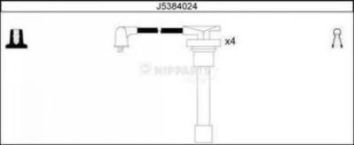 J5384024 NIPPARTS Ignition Cable Kit
