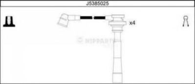 J5385025 NIPPARTS Ignition System Ignition Cable Kit