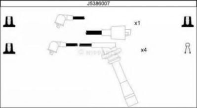 J5386007 NIPPARTS Ignition Cable Kit