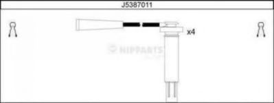 J5387011 NIPPARTS Комплект проводов зажигания