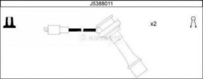 J5388011 NIPPARTS Комплект проводов зажигания