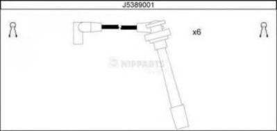 J5389001 NIPPARTS Ignition Cable Kit
