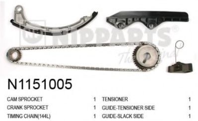 N1151005 NIPPARTS Timing Chain Kit