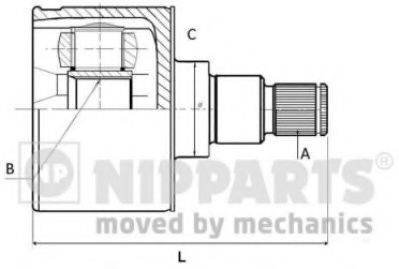 N2830300 NIPPARTS Joint Kit, drive shaft