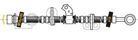 F5358 MGA Bremsanlage Bremsschlauch