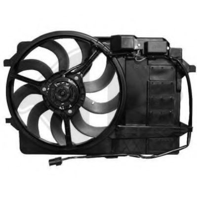 1205201 DIEDERICHS Cooling System Fan, radiator