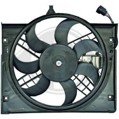 1214301 DIEDERICHS Fan, radiator
