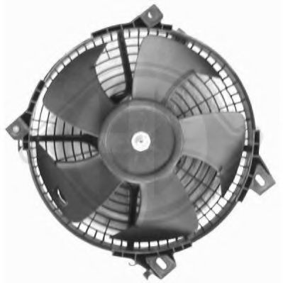 6450101 DIEDERICHS Air Conditioning Fan, A/C condenser