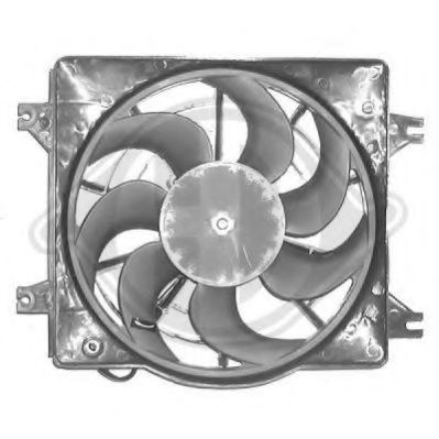 6830001 DIEDERICHS Air Conditioning Fan, A/C condenser
