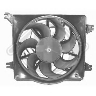 6830101 DIEDERICHS Cooling System Fan, radiator