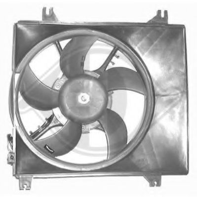 6850101 DIEDERICHS Cooling System Fan, radiator