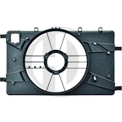 Support, cooling fan