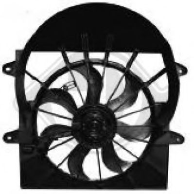 8261215 DIEDERICHS Fan, radiator