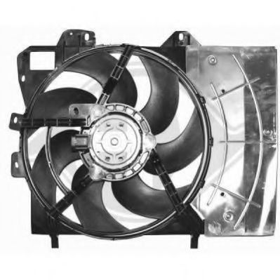 8422607 DIEDERICHS Cooling System Fan, radiator