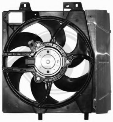 8422609 DIEDERICHS Cooling System Fan, radiator