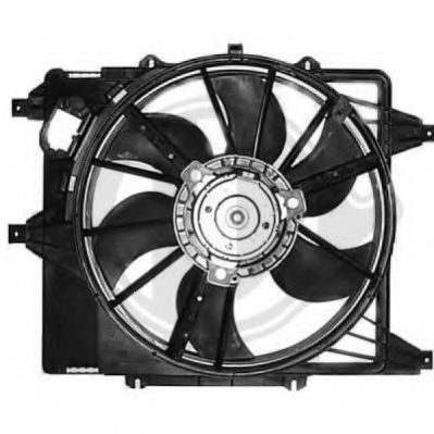 8441308 DIEDERICHS Cooling System Fan, radiator
