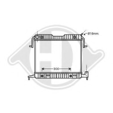 8501333 DIEDERICHS Cooling System Radiator, engine cooling
