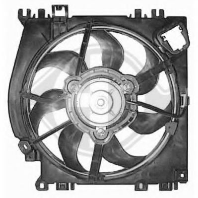 8602410 DIEDERICHS Cooling System Fan, radiator