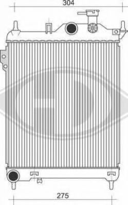 8680504 DIEDERICHS Cooling System Radiator, engine cooling