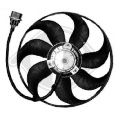 8743202 DIEDERICHS Electric Motor, radiator fan