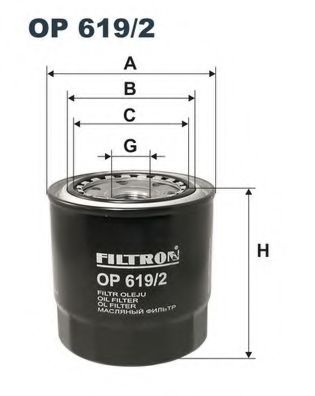 OP619/2 FILTRON Oil Filter