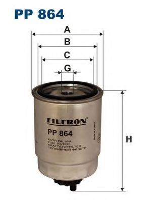 PP864 FILTRON Система подачи топлива Топливный фильтр