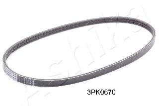 112-3PK670 ASHIKA V-Ribbed Belts