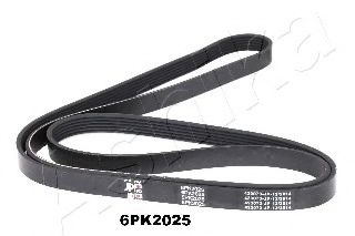 112-6PK2025 ASHIKA V-Ribbed Belts