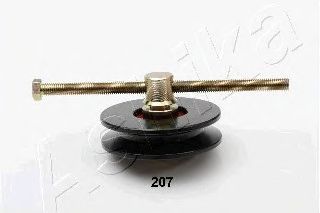 129-02-207 ASHIKA Deflection/Guide Pulley, v-ribbed belt