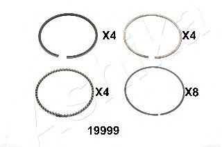 34-19999 ASHIKA Кривошипношатунный механизм Поршневое кольцо