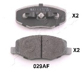 50-00-029 ASHIKA Brake Pad Set, disc brake