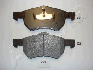 50-00-096 ASHIKA Brake System Brake Pad Set, disc brake