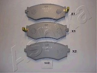 50-01-142 ASHIKA Brake Pad Set, disc brake