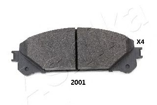 50-02-2001 ASHIKA Brake Pad Set, disc brake