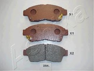 50-02-264 ASHIKA Brake System Brake Pad Set, disc brake