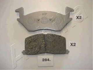 50-02-284 ASHIKA Brake Pad Set, disc brake