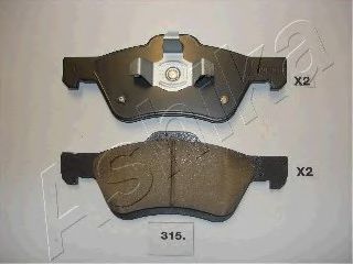 50-03-315 ASHIKA Brake System Brake Pad Set, disc brake